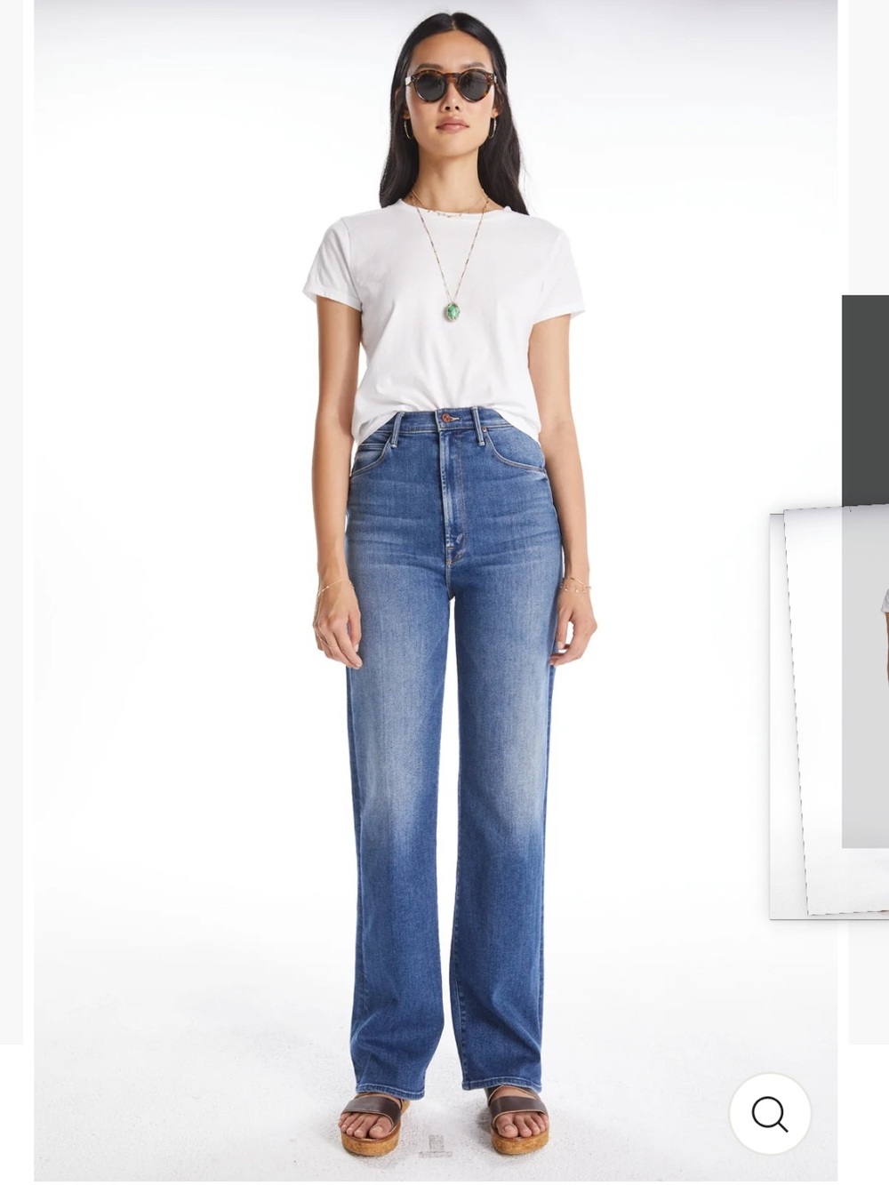 MOTHER The High Waisted Tunnel Vision Sneak Jeans Satisfaction Guaranteed 28